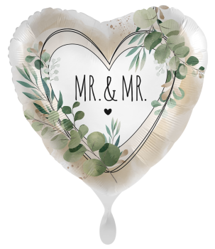 Folienballon - Mr. & Mr. - ø 43cm